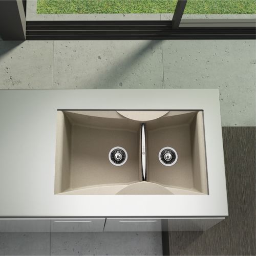 Carron Phoenix ZX 3286U Beige ΝΕΡΟΧΥΤΗΣ ΓΡΑΝΙΤΗ ΥΠΟΚΑΘΗΜΕΝΟΣ 86x50 cm