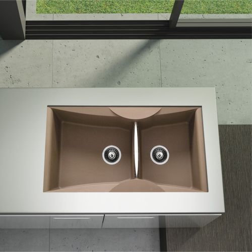 Carron Phoenix ZX 3200U Cappuccino ΝΕΡΟΧΥΤΗΣ ΓΡΑΝΙΤΗ ΥΠΟΚΑΘΗΜΕΝΟΣ 94x51,5 cm