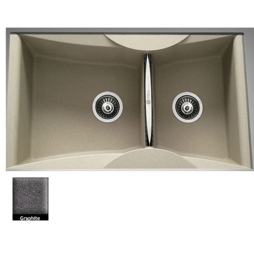 Carron Phoenix ZX 3286U Graphite ΝΕΡΟΧΥΤΗΣ ΓΡΑΝΙΤΗ ΥΠΟΚΑΘΗΜΕΝΟΣ 86x50 cm