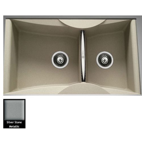 Carron Phoenix ZX 3286U Silver Stone ΝΕΡΟΧΥΤΗΣ ΓΡΑΝΙΤΗ ΥΠΟΚΑΘΗΜΕΝΟΣ 86x50 cm