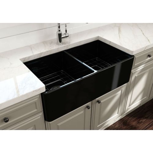 BOCCHI 1139 Black Matt ΝΕΡΟΧΥΤΗΣ ΠΟΡΣΕΛΑΝΗΣ ΕΠΙΚΑΘΗΜΕΝΟΣ 84x46 cm