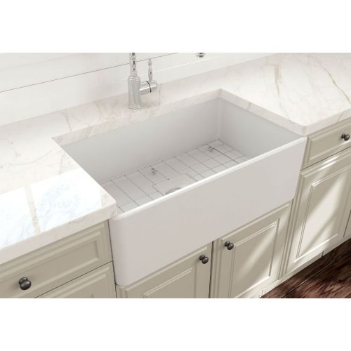 BOCCHI 1138 White Matt ΝΕΡΟΧΥΤΗΣ ΠΟΡΣΕΛΑΝΗΣ ΕΠΙΚΑΘΗΜΕΝΟΣ 76x46 cm
