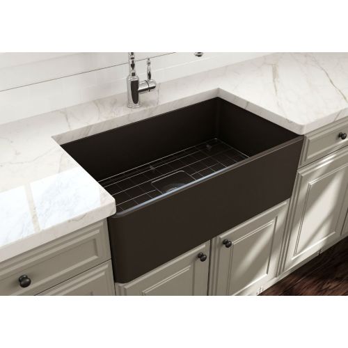 BOCCHI 1138 Brown Matt ΝΕΡΟΧΥΤΗΣ ΠΟΡΣΕΛΑΝΗΣ ΕΠΙΚΑΘΗΜΕΝΟΣ 76x46 cm