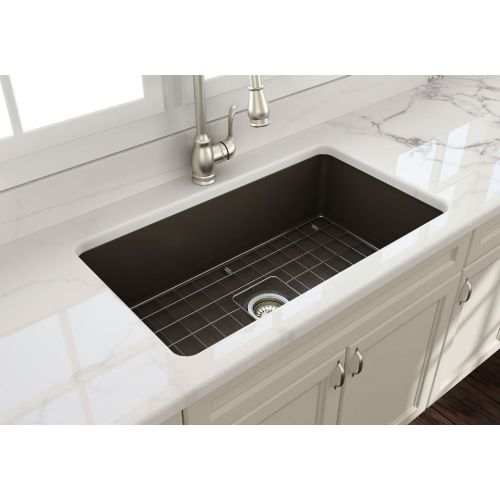 BOCCHI 1362 Brown Matt ΝΕΡΟΧΥΤΗΣ ΠΟΡΣΕΛΑΝΗΣ ΕΝΘΕΤΟΣ 81x48 cm