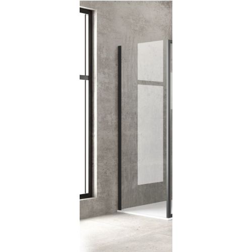 ΚΑΜΠΙΝΑ ΝΤΟΥΖΙΕΡΑΣ ΑΣΥΜΜΕΤΡΗ ΟΡΘΟΓΩΝΙΑ Karag EFE 100 NERO 80x100x190 cm