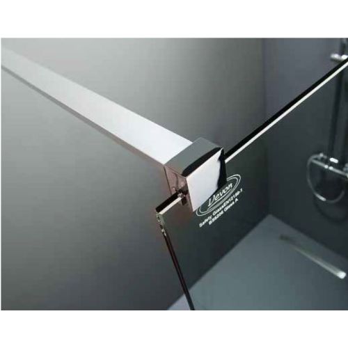 ΔΙΑΧΩΡΙΣΤΙΚΟ ΠΑΝΕΛ ΝΤΟΥΣ Devon Iwis Walk-in WD 80 C Χρώμιο 6mm 77-79 x h 185cm