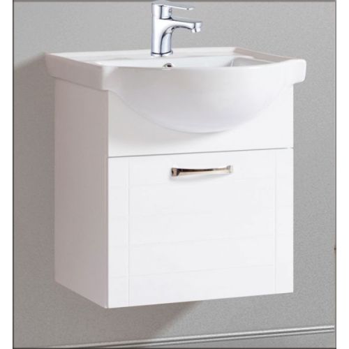 ΕΠΙΠΛΟ ΜΠΑΝΙΟΥ ΠΑΓΚΟΣ ΧΩΡΙΣ ΝΙΠΤΗΡΑ Gloria SCONDO-UP 44x35,5x49h cm PVC WHITE