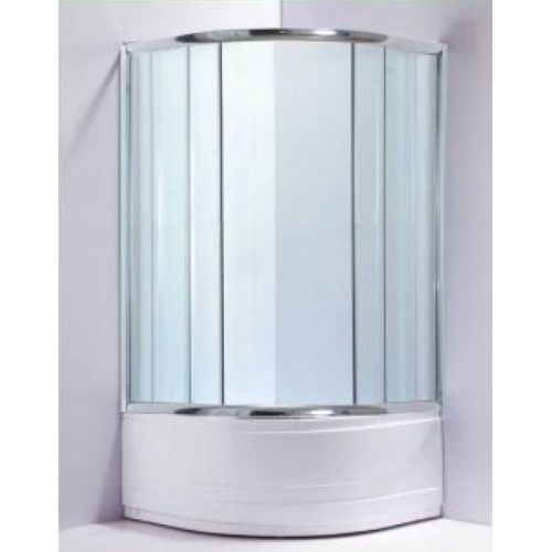 ΚΑΜΠΙΝΑ ΗΜΙΚΥΚΛΙΚΗ ΜΕ ΝΤΟΥΖΙΕΡΑ Gloria NOTA 90x90x202 cm