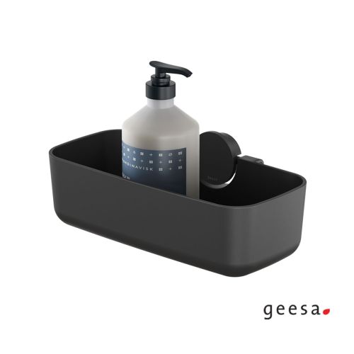ΜΠΟΥΚΑΛΟΘΗΚΗ  ΤΟΙΧΟΥ  25cm GEESA OPAL 7214  Black Mat