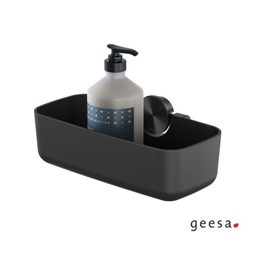 ΜΠΟΥΚΑΛΟΘΗΚΗ  ΤΟΙΧΟΥ  25cm GEESA OPAL 7214  Black Brushed