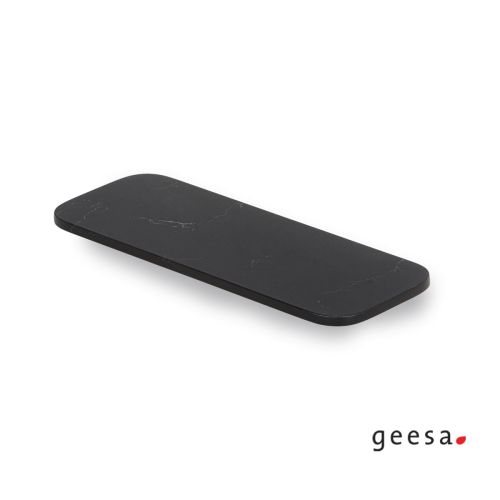 ΕΤΑΖΕΡΑ ΕΠΙΤΡΑΠΕΖΙΑ GEESA SHIFT 9931 Black Matt 30cm