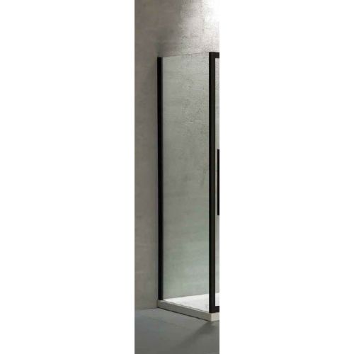 ΣΤΑΘΕΡΟ ΠΑΝΕΛ ΚΑΜΠΙΝΑΣ ΝΤΟΥΖΙΕΡΑΣ Devon Flow Side Panel SPF 90 C Black matt