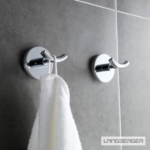 ΑΓΚΙΣΤΡΟ ΤΟΙΧΟΥ ΔΙΠΛΟ LANGBERGER SERIES 108 21108-32A Chrome