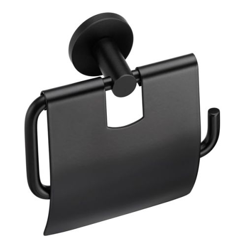 ΧΑΡΤΟΘΗΚΗ ΤΟΙΧΟΥ ΜΕ ΚΑΠΑΚΙ VERDI SIGMA 3031405 Black Matt