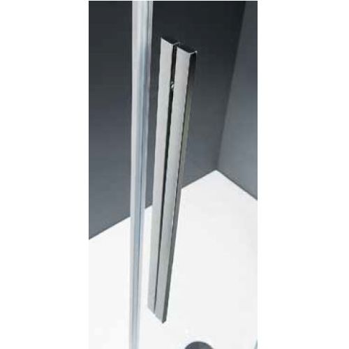 ΚΑΜΠΙΝΑ ΠΟΡΤΑ ΝΤΟΥΖΙΕΡΑΣ Devon Flow Slider 2+2 SL2F 160 C Χρώμιο 157-161 x h 195 cm
