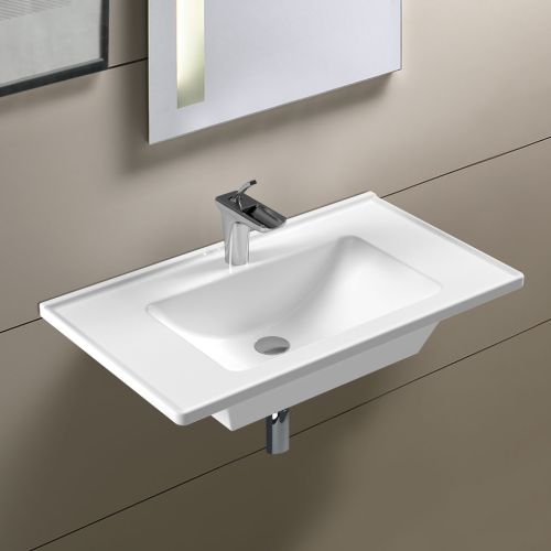 ΝΙΠΤΗΡΑΣ ΚΡΕΜΑΣΤΟΣ Η ΕΠΙΚΑΘΗΜΕΝΟΣ SEREL SLIM 3035 White 80 x 46 cm