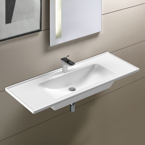 ΝΙΠΤΗΡΑΣ ΕΠΙΚΑΘΗΜΕΝΟΣ SEREL SLIM 3039 White 120 x 46 cm