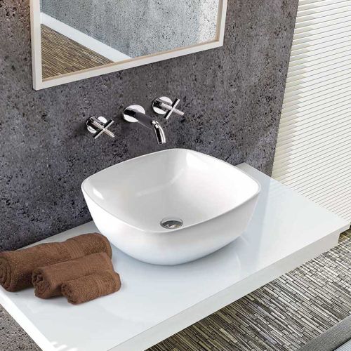 ΝΙΠΤΗΡΑΣ ΕΠΙΤΡΑΠΕΖΙΟΣ SEREL 3049-300 White 46 x 46 cm