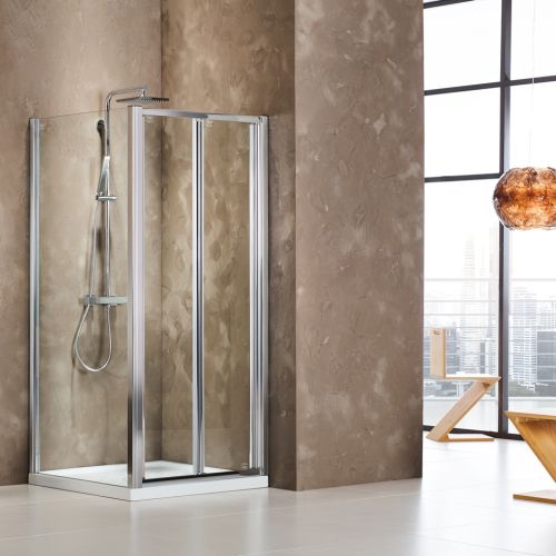 ΚΑΜΠΙΝΑ ΠΟΡΤΑ ΝΤΟΥΖΙΕΡΑΣ Devon Primus Plus BI-FOLD BI 90 T & 2 x N86/185-100 ΠΡΟΦΙΛ ΠΡΟΕΚΤΑΣΗΣ 92,5-95,5 x h 185 cm