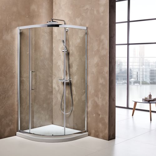 ΚΑΜΠΙΝΑ ΝΤΟΥΖΙΕΡΑΣ ΗΜΙΚΥΚΛΙΚΗ 1/4 ΚΥΚΛΟΥ Devon Primus Plus Quadrant (2+1) QT 80 C Clean Glass