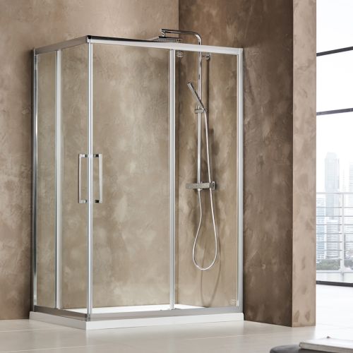 ΚΑΜΠΙΝΑ ΝΤΟΥΖΙΕΡΑΣ ΑΣΥΜΜΕΤΡΗ Devon PRIMUS Plus Corner Entry CT 11080 C Clean Glass 110x80 cm