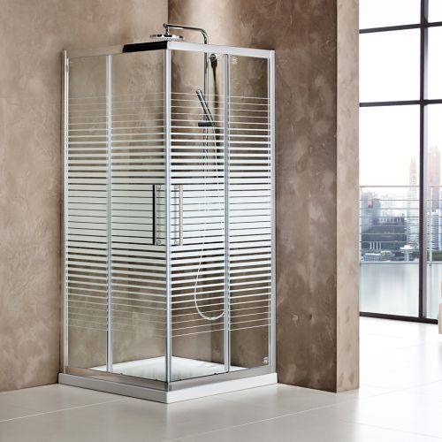 ΚΑΜΠΙΝΑ ΝΤΟΥΖΙΕΡΑΣ ΑΣΥΜΜΕΤΡΗ Devon PRIMUS Plus Corner Entry CR 7290 S Stripes 72x90 cm