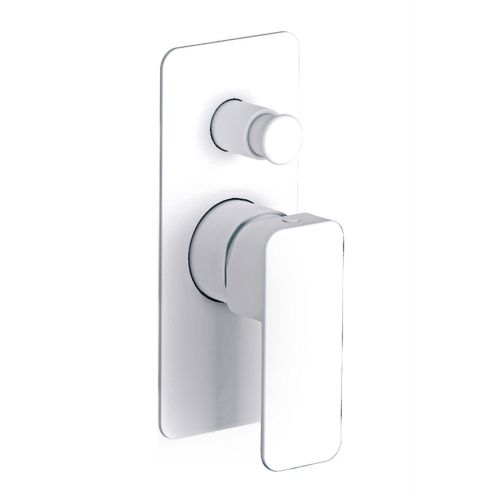ΜΙΚΤΗΣ ΕΝΤΟΙΧΙΣΜΟΥ ΔΥΟ ΕΞΟΔΩΝ EURORAMA QUADRA 144030SL White Matt