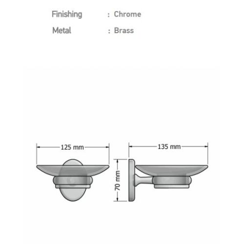 ΣΑΠΟΥΝΟΘΗΚΗ ΤΟΙΧΟΥ SANCO Oval A3-8002