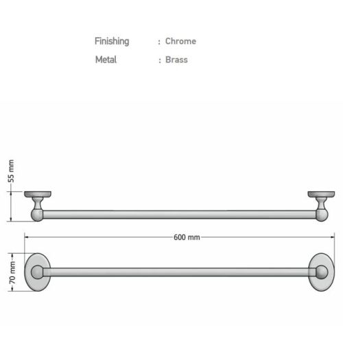 ΠΕΤΣΕΤΟΘΗΚΗ ΤΟΙΧΟΥ ΜΟΝΗ SANCO Oval A3-8004