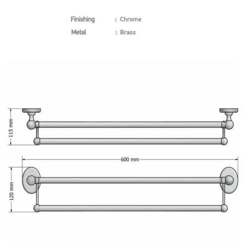 ΠΕΤΣΕΤΟΘΗΚΗ ΤΟΙΧΟΥ ΔΙΠΛΗ SANCO Oval A3-8005