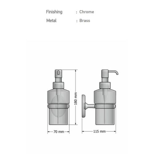ΝΤΙΣΠΕΝΣΕΡ ΥΓΡΟΥ ΣΑΠΟΥΝΙΟΥ ΤΟΙΧΟΥ SANCO Oval A3-8022
