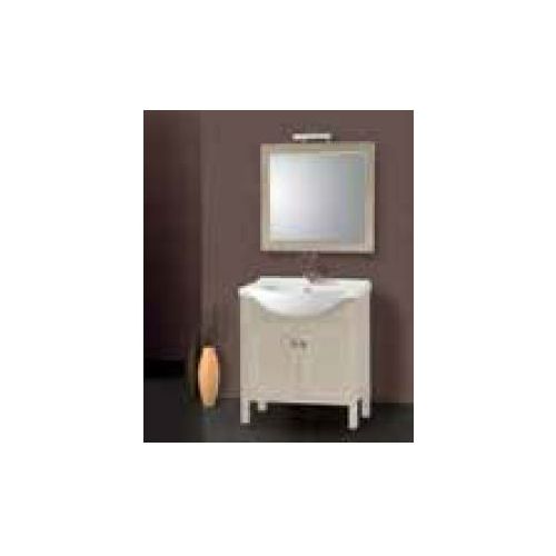 ΕΠΙΠΛΟ ΜΠΑΝΙΟΥ Set Drop FAETHON 65 Decape Cream 65cm ΜΕ ΚΑΘΡΕΠΤΗ ΚΑΙ ΦΩΤΙΣΤΙΚΟ