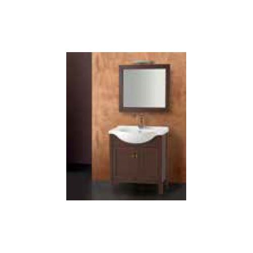 ΕΠΙΠΛΟ ΜΠΑΝΙΟΥ Set Drop FAETHON 65 Brown 65cm ΜΕ ΚΑΘΡΕΠΤΗ ΚΑΙ ΦΩΤΙΣΤΙΚΟ