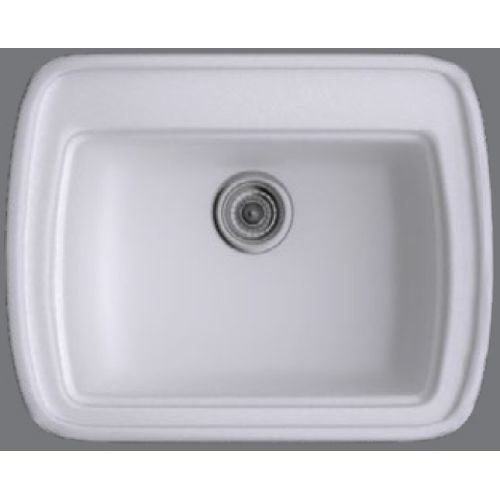 ΝΕΡΟΧΥΤΗΣ ΣΥΝΘΕΤΙΚΟΣ ΓΡΑΝΙΤΗ SANITEC Premium 313 (57x50 cm) White