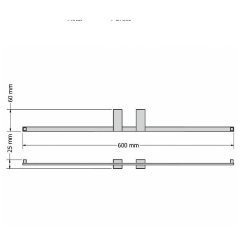 ΠΕΤΣΕΤΟΘΗΚΗ ΤΟΙΧΟΥ ΔΙΠΛΗ SANCO Best A3-15705 60cm