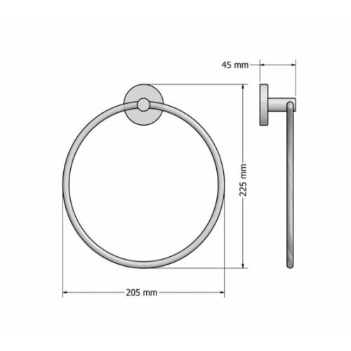 ΚΡΙΚΟΣ ΤΟΙΧΟΥ SANCO Twist 14309-A03  Chrome