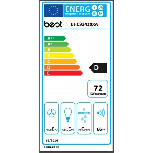 ΑΠΟΡΡΟΦΗΤΗΡΑΣ ΚΟΥΖΙΝΑΣ ΕΠΙΤΟΙΧΟΣ BEST Win 90 Inox 90 cm