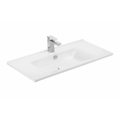ΕΠΙΠΛΟ ΜΠΑΝΙΟΥ Set Drop SORRENTO 85 Cement Wood Finish 85cm