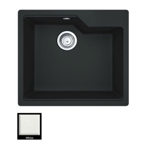 ΝΕΡΟΧΥΤΗΣ ΓΡΑΝΙΤΗ Carron Phoenix ARUBA 6050 White 56x50 cm