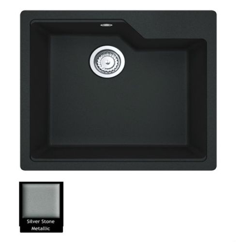 ΝΕΡΟΧΥΤΗΣ ΓΡΑΝΙΤΗ Carron Phoenix ARUBA 6050 Silver Stone 56x50 cm