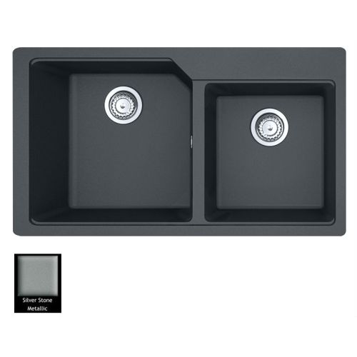 ΝΕΡΟΧΥΤΗΣ ΓΡΑΝΙΤΗ Carron Phoenix ARUBA 6205 Silver Stone 86x50 cm