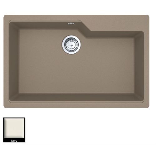 ΝΕΡΟΧΥΤΗΣ ΓΡΑΝΙΤΗ Carron Phoenix ARUBA 6075 Ivory 78x50 cm