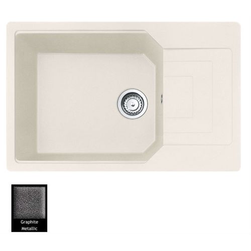 ΝΕΡΟΧΥΤΗΣ ΓΡΑΝΙΤΗ Carron Phoenix ARUBA 6100 Graphite 78x50 cm