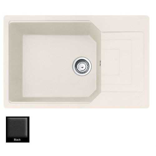 ΝΕΡΟΧΥΤΗΣ ΓΡΑΝΙΤΗ Carron Phoenix ARUBA 6100 Black 78x50 cm