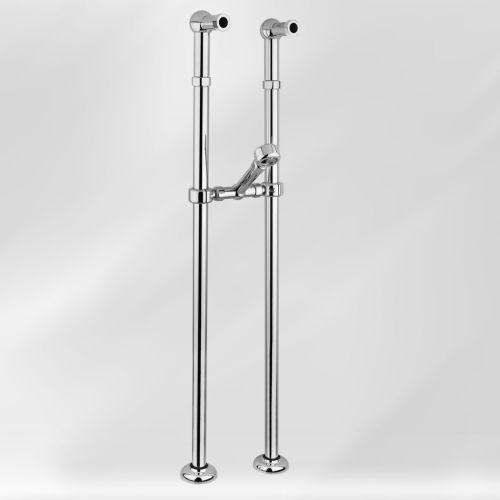 ΖΕΥΓΟΣ ΠΟΔΙΑ ΣΤΗΡΙΞΗΣ ΠΑΡΟΧΗ ΝΕΡΟΥ Bugnatese OXFORD 19642 Chrome ΓΙΑ ΕΛΕΥΘΕΡΗ ΤΟΠΟΘΕΤΗΣΗ ΜΠΑΤΑΡΙΑΣ ΛΟΥΤΡΟΥ