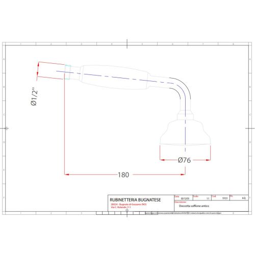 ΤΗΛΕΦΩΝΟ ΝΤΟΥΣ ΡΕΤΡΟ Bugnatese OXFORD 19151 Rame