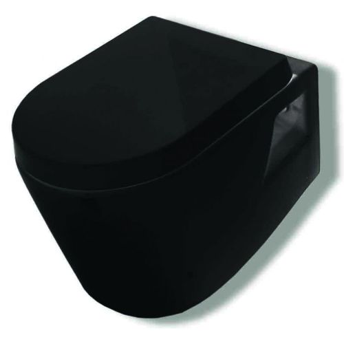 ΛΕΚΑΝΗ ΚΡΕΜΑΣΤΗ ΠΙΣΩ ΣΙΦΩΝΙΟ ΜΕ ΚΑΛΥΜΜΑ HUIDA SKAY Black 38-0427 54x36x35 h cm