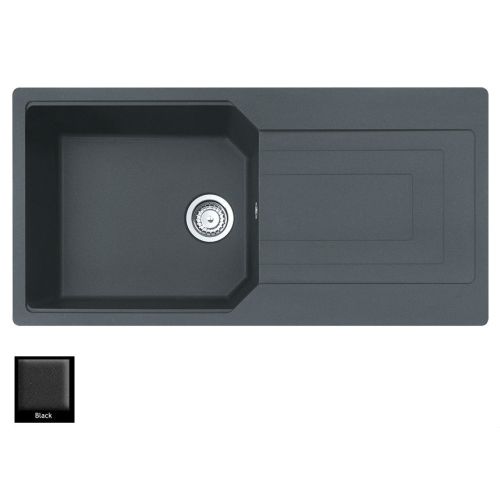 ΝΕΡΟΧΥΤΗΣ ΓΡΑΝΙΤΗ Carron Phoenix ARUBA 6105 Black 100x50 cm