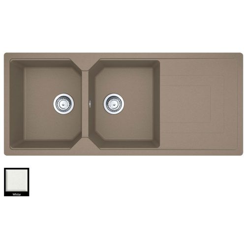 ΝΕΡΟΧΥΤΗΣ ΓΡΑΝΙΤΗ Carron Phoenix ARUBA 6210 White 116x50 cm