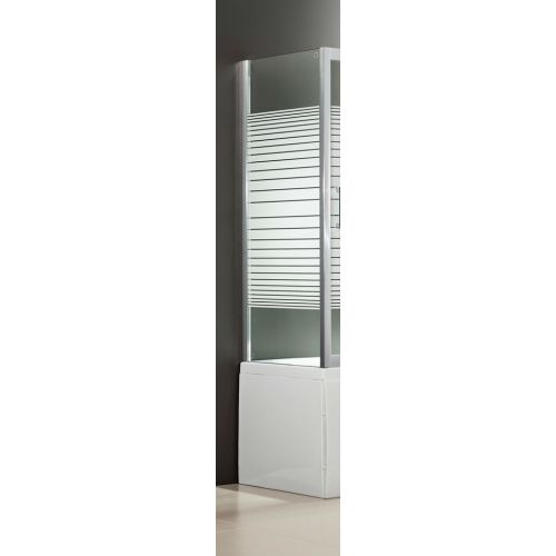 ΣΤΑΘΕΡΟ ΠΛΑΪΝΟ ΚΑΜΠΙΝΑΣ ΜΠΑΝΙΕΡΑΣ Axis Bath Side Panel SPBΧ 80S Stripes